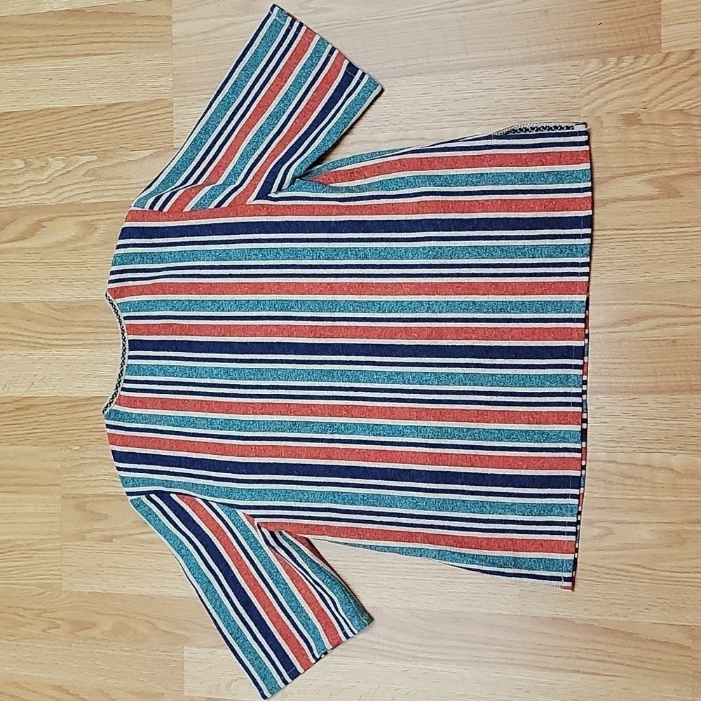 Anthropologie Multicolor Moonriver Striped Blouse - Picture 4 of 5